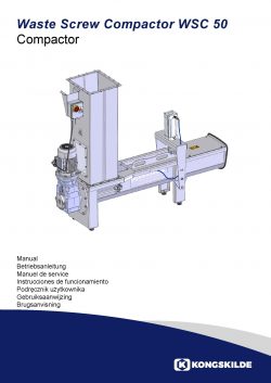 Waste Screw Compactor WSC 50